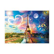 Product title hommoo diy 5d diamond painting kit, abstract art ful. Set De Creatie Cu Diamante Amtmbs 5d Model Turnul Eiffel 34 8 X 24 8 Cm Multicolor Emag Ro