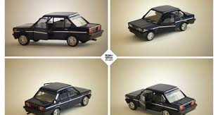 Tofas Dogan 1987 Model Handmade Metal Model Araba Metal