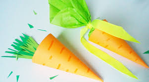 C'est ce que nous vous proposons de faire en quelques étapes simples. Carotte De Paques En Papier Momes Net