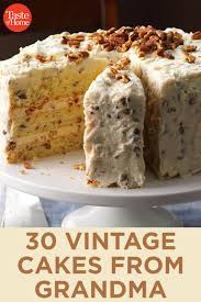30 Vintage Cakes Like Grandma Used To Make Cake Recipes Savoury Cake Sweet Recipes