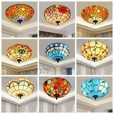 Jlt1106 Tiffany Ceiling Lampvintage