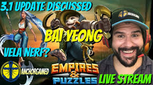 Vela empires and puzzles talents. Bai Yeong Discussion Vela Nerf Empires And Puzzles Youtube