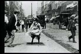 The photoshoot as seen from inside the apartment. The First Film Shot In New York City The New York Times