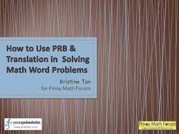 How To Use Percentage Rate Base And The Prb Triangle In Solving Math Problems How To Use Prb And Translation By Y Math Word Problems Word Problems Solving