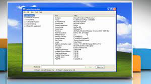 Windows® Xp: How To Check System Information - Youtube