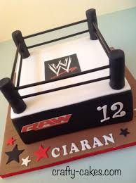 Wwe Wrestling Ring Cake By Crafty Cakes Com Wwe Cake Wwe Birthday Cakes Wwe Birthday