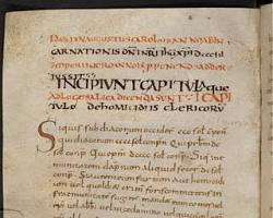Image of Capitularies of Charlemagne manuscript