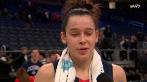 Lou Lopez-Senechal talks about her 20-point effort in win over St. John's