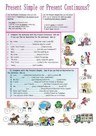Be Going To Will Present Continuous Present Simple Exercises Present Simple Or Continuous Learn English Teaching English English Learner