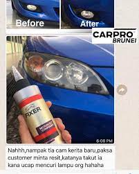 Pada varian hatchback lima pintu sebelumnya dibanderol usd 500 lebih mahal daripada sedan. Carpro Brunei Lampu Kuning Pudar Sudah Jadi Mcm Baru Facebook