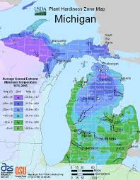 Michigan Planting Zones Usda Map Of Michigan Growing Zones
