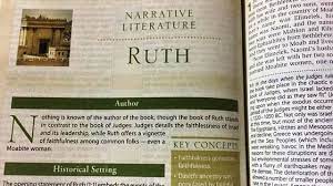 Bookrags study guide on the book of ruth. A Summary Of The Book Of Ruth Biblical Christianity
