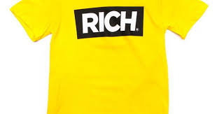 Black And Yellow Graphic Tee Womens Tees Graphic Rich Life Rich Bold Yellow Dtlr Graphic Print Shirt Graphic Print Top Graphic Tee Design