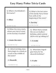 One pdf has the questions and answers, another has just the questions, and the last has just the answers. 180 Printable Trivia Questions For Harry Potter And The Sorcerer S Stone Hobbylark