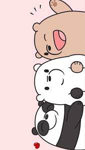 Cartoon cute wallpaper pack wallpaper disney kartun kertas dinding. We Bare Bear Wallpaper Kartun Lucu Wallpaper Disney Lucu Wallpaper Kawaii