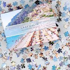 24 x 18, box dimensions: Galison Puzzles On Instagram Piece Together The Gray Malin The Italy Double Sided 500 Piece Puzzle To Reveal A Co 500 Piece Puzzles Beach Scenes Puzzle Party