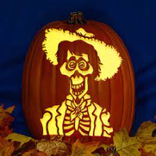 Draw these sugar skull owls on the pumpkins using sharpie markers. Hector Coco 01 Co Stoneykins Karved Pumpkins