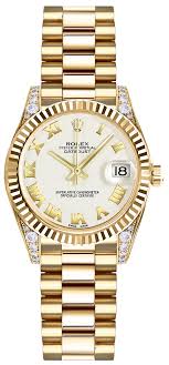 Rolex datejust 36mm stainless steel126234 black index jubilee. Rolex Lady Datejust 26 White Dial Yellow Gold Watch 179238 Fake Rolex Watches Uk Shop