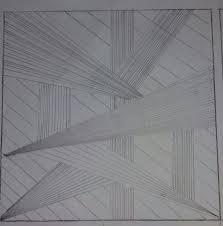 Duz Cizgi 3d Boyama Temel Sanat Serigrafi