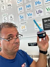 Making liquid nitrogen ice cream with a friend