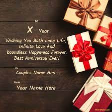 And when it is the 25th wedding anniversary, it becomes extra special. Happy Wedding Anniversary Gifts Greeting With Year First Wishes