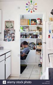 kitchen pantry stock photo