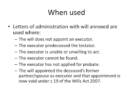 Grant of letters of administration. Estates Law And Practice Ppt Download