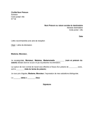 Tout salarié en cdi est libre de donner sa démission à son employeur s'il souhaite quitter son emploi au sein de l'entreprise. Lettre De Demission Du Salarie En Cdi Modele De Lettre Gratuit Exemple De Lettre Type Documentissime
