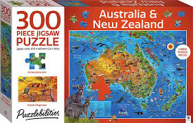 Check spelling or type a new query. Puzzlebilities 300pc Jigsaw Australia And New Zealand Map Jigsaws Games Toys Hobbies Children Hinkler