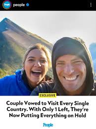Such an honor to be featured in @People about our trip to visit every  country!! We're so grateful for the opportunity to see the world and for  the people we've met along