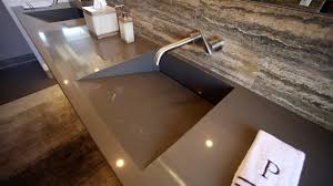 integrated quartz countertop and sink