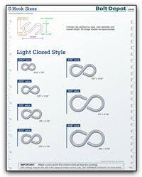 S Hook Size Chart In 2019 Woodworking Projects Diy Tools