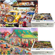 Dopamine is a neurotransmitter that regulates mood . Amazon Com 2 Pack Puzzles For Adults 1000 Piece Country Store And Repair Shop Jigsaw Puzzles 1000 Piece Puzzles For Adults 1000 Piece Puzzles Adult Puzzles Kids Puzzles Toys Games