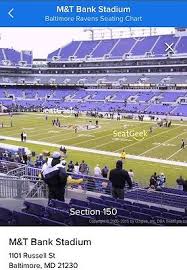 Baltimore Ravens Psl Personal Seat License Lower Level Ebay