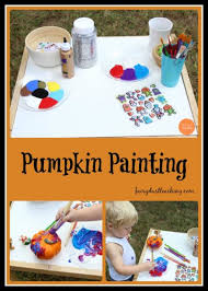 We love halloween, dramatic play, and all things theatrical. Toddler Tales Pumpkin Painting Fairy Dust Teaching