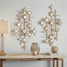 Offering Artful Appeal With A Design Meant To Open Up A Room And Let The Light Bounce Around This Wall D Diy Wall Decor Wall Decor Design Farmhouse Wall Decor
