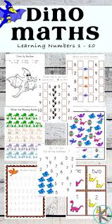 The most complete book of skill review for preschool. Free Dinosaur Math Worksheets