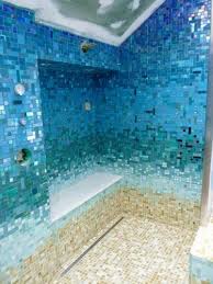 Fantastic Mosaic Tile Sea Underwater Inspired Bathroom Mosaic Bathroom Tile Custom Mosaic Tile Glass Tile Bathroom