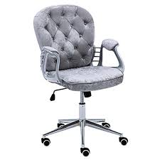 Compare prices on popular products in home furniture. Warmiehomy Premium Velvet Computer Chair With Mid Back Office Chair Adjustable Swivel Velvet Executive Extra Padded Desk Chair Buy Online In Antigua And Barbuda At Antigua Desertcart Com Productid 130656137