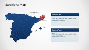 This map shows the exact locations of each attraction in barcelonai. Outline Map Of Spain Ppt Slidemodel