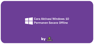 Aktivasi windows 10 dengan product key. Cara Aktivasi Windows 10 Permanen Secara Offline Udibaraid