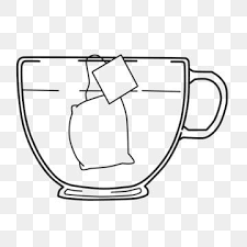 Line Tea Bag Teacup Black Tea Teacup Tea Bag Png Transparent Clipart Image And Psd File For Free Download Clip Art Tea Bag Tea