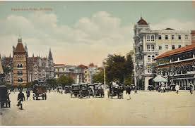 Postcards showing 19th century views of Bombay... Mumbai...