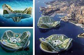 Diapo Les Villes Flottantes Ou L Oasis Du Futur Flottant Ville Futuriste Oasis