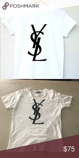 Ysl Tshirt Yves Saint Laurent Shirt T Shirt Ysl