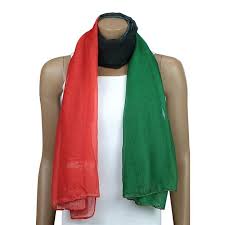 Rbg Flag Scarf African American Fashion African Clothing African Flag