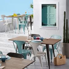 Alibaba.com 1564 konsol industrielle bois et metal ürünü sunuyor. Table Bistrot Metal Et Bois Indoor Outdoor 80x80cm Mali By Drawer