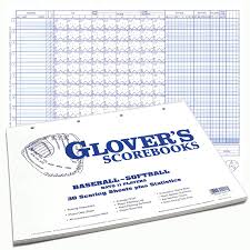 Glovers 30 Game Score Sheets With Stats Sports Advantage