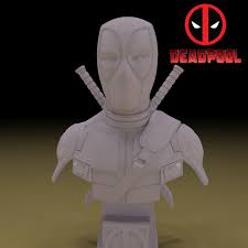He turned out really nice considering it was the first time i even. Deadpool Bust Sculpture 3d Model Ready For Printing