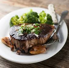 Steak With Herb Butter Recipe Main Dishes With Filet Mignon Steaks Salt Pepper Butter Olive Oil Garlic Shallots Beef Recipes Recipes Herb Butter Recipe